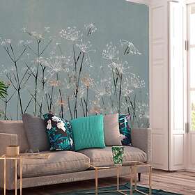 Arkiio Fototapet Garlic Flowers Självhäftande fototapet 98x70