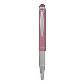 Kulspetspenna stylus teleskopisk metallic rosa