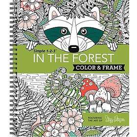 Color & Frame In the Forest (Adult Coloring Book)