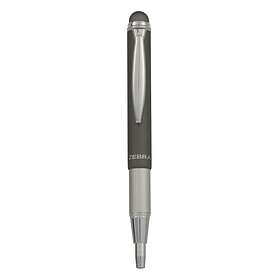 Kulspetspenna stylus teleskopisk metallic grå