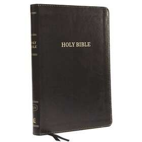 KJV Holy Bible: Large Print Thinline Bible, Black Leathersoft, Red Let