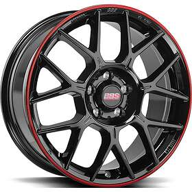 BBS XR Black Red 8x18 5/112 ET44 CB82.0