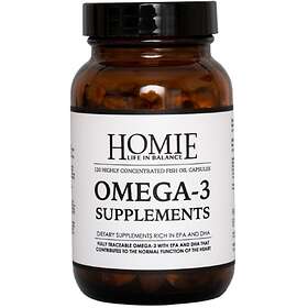 Homie Omega-3 Supplements 120 Kapslar