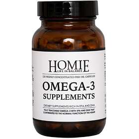 Homie Omega-3 Supplements 120 Capsules