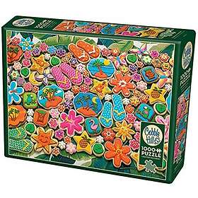 Cobble Hill Tropiska kakor kollage 1000 Bitar