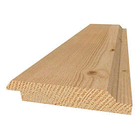 Moelven Ytterpanel Bas Dubbelfas 22x145x4800mm