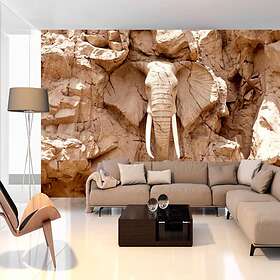 Arkiio Fototapet Stone Elephant South Africa (South Africa) 200x140