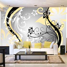 Arkiio Fototapet Art Flowers Yellow Art-flowers (yellow) 200x140