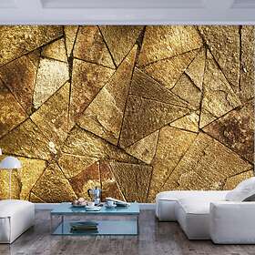 Arkiio Fototapet Pavement Tiles Golden (Golden) 400x280