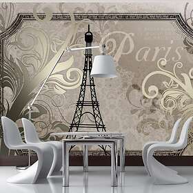 Arkiio Fototapet Vintage Paris Gold gold 250x175