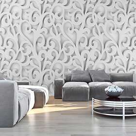 Arkiio Fototapet White Ornament ornament 400x280