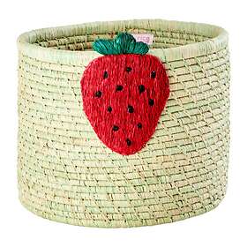 Rice Raffia Strawberry Förvaringskorg Ø35cm