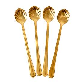 Rice Seashell Latte Cuillère 190mm 4-pack