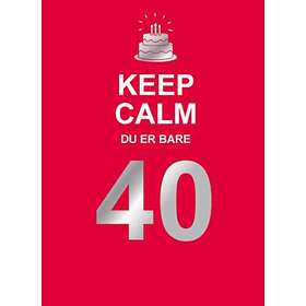 Zebra Keep calm du er bare 40
