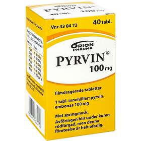 Pyrvin 100mg 40 st Tablett