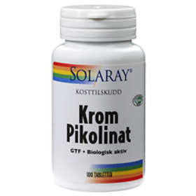 Solaray Krom Pikolinat 100 Tablets