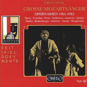 Mozart: Grosse Mozartsänger Vol 3 CD