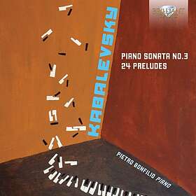 Kabalevsky: Piano Sonata No 3 & 24 Preludes CD