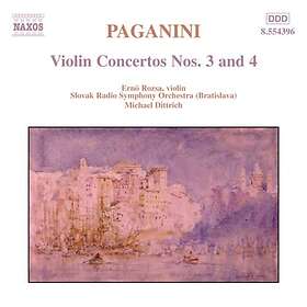 Paganini: Violin Concertos Nos 3 & 4 CD