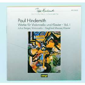 Hindemith: Works For Cello And Piano Vol 1 CD