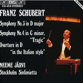 Schubert: Symphony 3 & 4 /Overture Italian Style CD