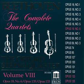 Beethoven: String Quartets Vol VIII CD