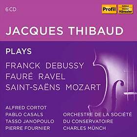 Thibaud Jacques: Plays Franck/Debussy/Fauré... CD
