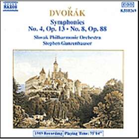 Dvorak: Symphonies 4 & 8 CD