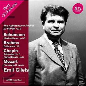 Schumann / Brahms: Piano Works CD