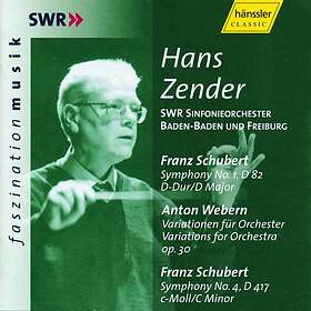 Schubert: Symphony No 1 & 4 CD