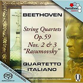 Beethoven: String Quartets Op 59 Nos 2 & 3 CD