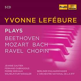 Lefébure Yvonne: Plays Beethoven/Mozart/Bach CD
