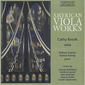 Basrak Cathy: American Viola Works CD