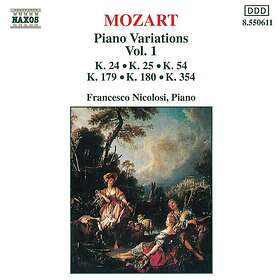 Mozart: Piano Variations Vol 1