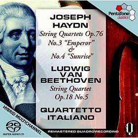 Haydn/Beethoven: String Quartets Op 76 & 18 CD