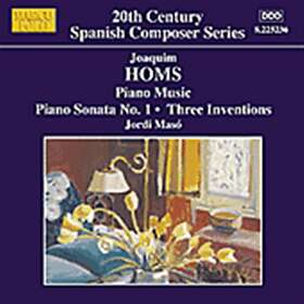 Homs Joaquin: Piano Music Vol 2 CD