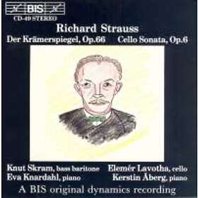 Strauss: Krämerspiegel / Cello Sonata In F Major CD