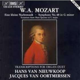 Mozart: Transcriptions For Organ Duet CD