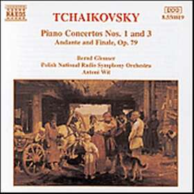 Tjajkovskij: Pianokonserter 1 & 3