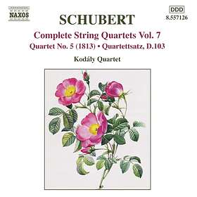 Schubert: String Quartets Vol 7