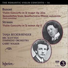 Busoni / Strauss: Romantic Violin Concerto... CD