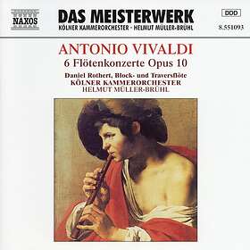 Vivaldi: Flute concertos Op 10 CD