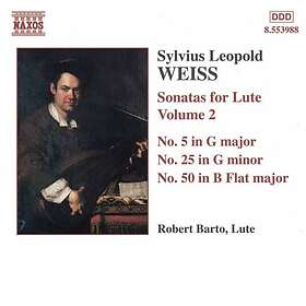 Bonnie Silver, Robert Barto Weiss: Sonatas for Lute, Vol 2 CD