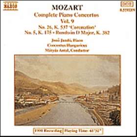 Mozart: Complete Piano Concertos Vol 9
