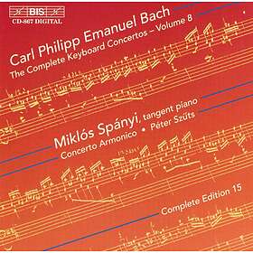 Bach CPE: Keyboard Concertos Vol 8 CD