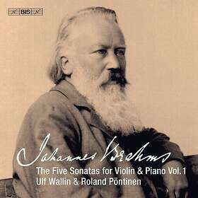 Brahms: Five Sonatas For Violin & Piano Vol 1 CD