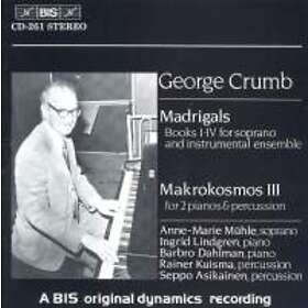 Crumb George: Madrigals CD