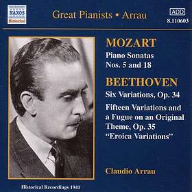 Mozart/Beethoven: Piano Sonatas CD