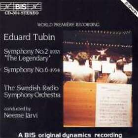 Tubin: Symphonies Nos 2 & 6 CD