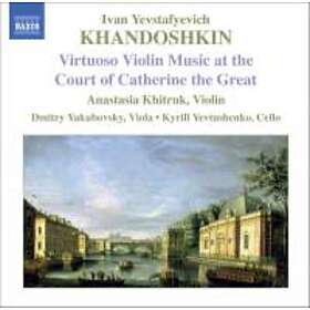 Khandoshkin: Violin Sonatas Nos 1-3 CD